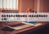 南昌专业的公司网站建设（南昌企业网站设计公司）