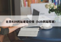 北京B2B网站建设价格（b2b网站搭建）