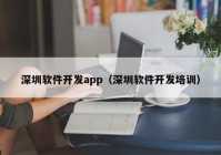 深圳软件开发app（深圳软件开发培训）